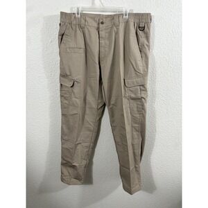 Galls Tac Force Tactical Pants Mens 40x30‎ Khaki Ripstop Cargo Uniform TR2597